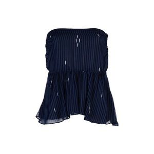 Isabel Marant Étoile striped peplum tube top